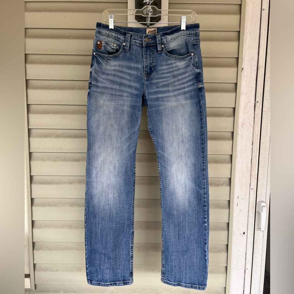 Moonshine Spirit by Brad Paisley Light Wash Slim Straight Stretch Denim 30x31 - Picture 6 of 16